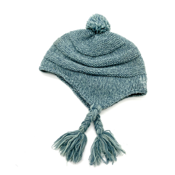 Mountain Hardwear Pom Beanie Knit Hat Womens One Size‎ Winter Outdoor Snow Toque - Picture 1 of 8